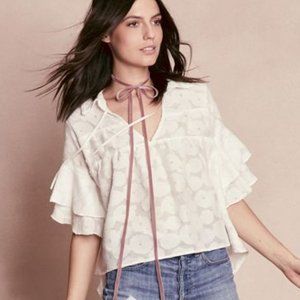 Love & Lemons Buttercup Blouse Floral Ruffle Boho